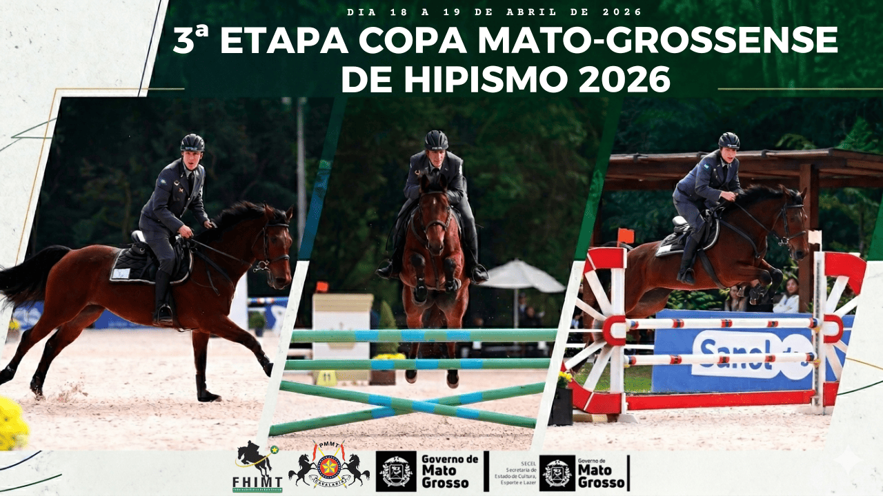 Finalizado a 3ª Etapa do Campeonato Mato grossense de Hipismo